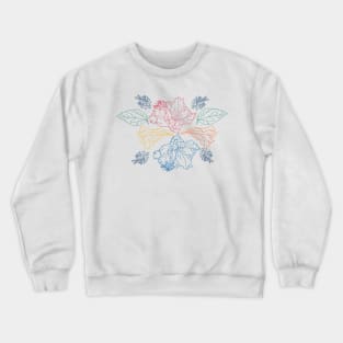 Cute colorful plant lovers design Crewneck Sweatshirt